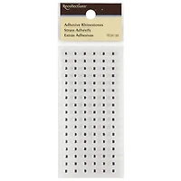 12 Packs: 102 ct. (1224 total) 3mm Clear Adhesive Rhinestones by Recollections™