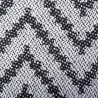 DII® Black Large Chevron Throw
