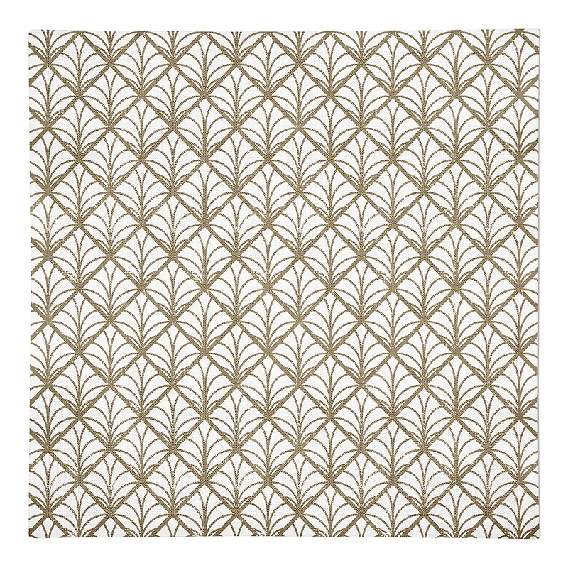 Gold Art pattern 10" x 10" Cotton Twill Napkin