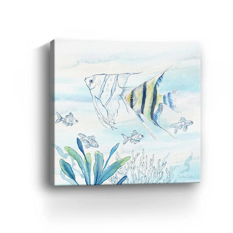 Great Blue Sea III Canvas Giclee