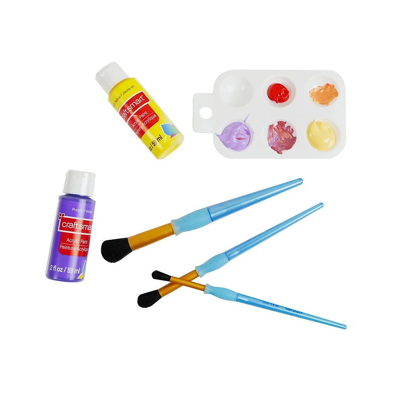 Multi-Purpose 3 Piece Synthetic Mop Brush Set by Craft Smart®