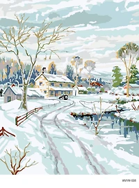 16" x 20" Mid-Century Scene Paint-by-Number Kit by Artist's Loft™