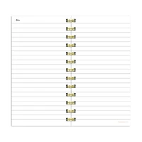 TF Publishing Pocket Pink Stripe Undated Weekly Spiral Planner