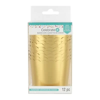 Gold Baking Cups by Celebrate It™, 12ct.
