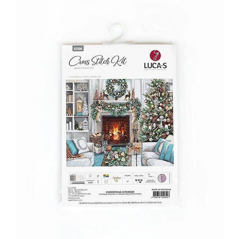 Luca-S Christmas Interior Counted Cross Stitch Kit