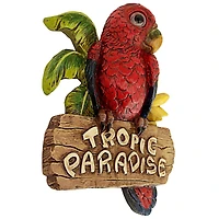 Design Toscano 10" Tropic Parrot Paradise Wall Sculpture
