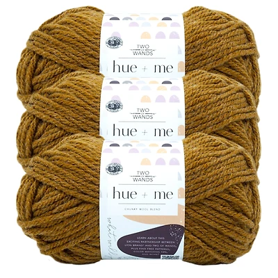 3 Pack Lion Brand® Two of Wands Hue + Me Yarn