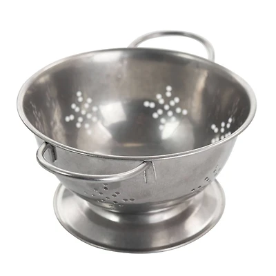 Gibson Home® Normandie 5.6'' Silver Stainless Steel Mini Colander