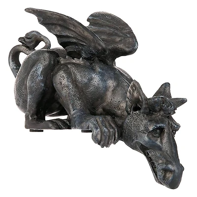 Design Toscano 3.5"  the Chagrined Sitting Dragon Sculpture