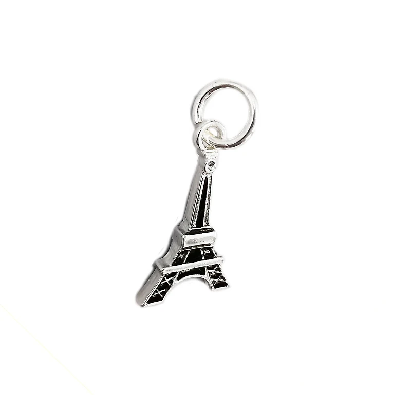 Charmalong™ Silver Plated Eiffel Tower Charm by Bead Landing™