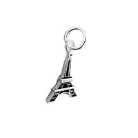 Charmalong™ Silver Plated Eiffel Tower Charm by Bead Landing™
