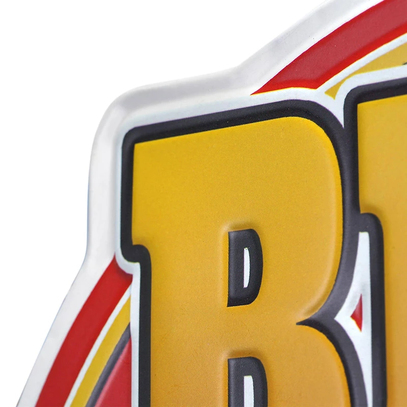 Beer is Cheaper than Gas Embossed Shaped Metal Wall Sign