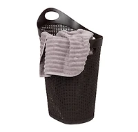 Mind Reader 60L Wheeled Hamper with Cutout Handle