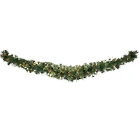 72" Pre-Lit Country Mixed Pine Artificial Christmas Swag, Clear Lights