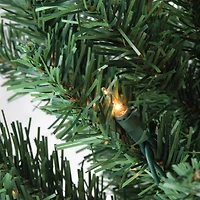 4.5ft. Pre-Lit Buffalo Fir Artificial Christmas Tree, Clear Lights