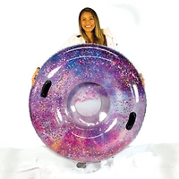 SnowCandy 48" Pink  Deep Space Galaxy Glitter Snow Tube