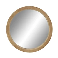 Brown Natural Framed Wall Mirror