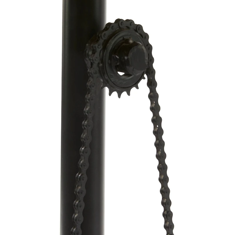 Brown Mango Wood Industrial Counter Stool 25" x 17" x 17"