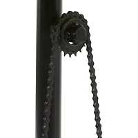 Brown Mango Wood Industrial Counter Stool 25" x 17" x 17"