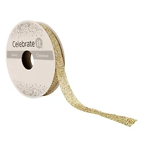3/8" x 5yd. Metallic Glitter Ribbon by Celebrate It