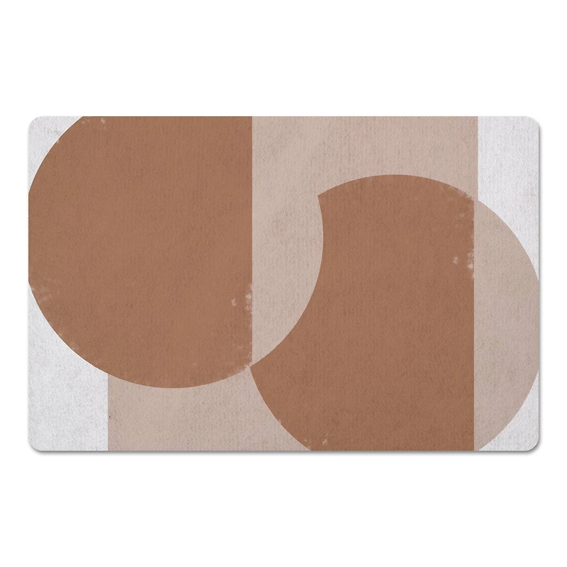 Cut Out Circles 27" x 18" Floor Mat