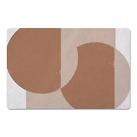 Cut Out Circles 27" x 18" Floor Mat