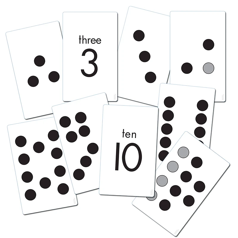 Sensational Math™ Subitizing Activity Cards, 3 packs of 38