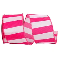 JAM Paper 2.5" x 10yd. Wired Cabana Stripe Bright Ribbon