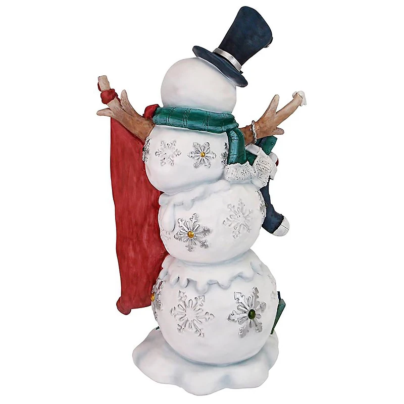 Design Toscano 17" Avalanche the Welcome Snowman Statue