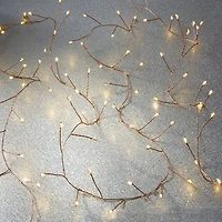 120ct. Warm White LED Copper String Lights Garland by Ashland®