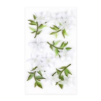 White Floral Stickers by Recollections™