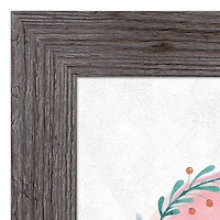 Cute Weird Old People Heart Western Gray Framed Print