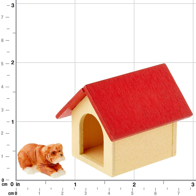 12 Pack: Mini Doghouse & Dog by Make Market®