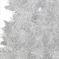3ft. Pre-Lit White Snow Ridge Artificial Fir Tree, Clear Lights