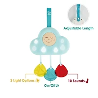 Hape Musical Cloud Light Baby Crib Mobile Toy
