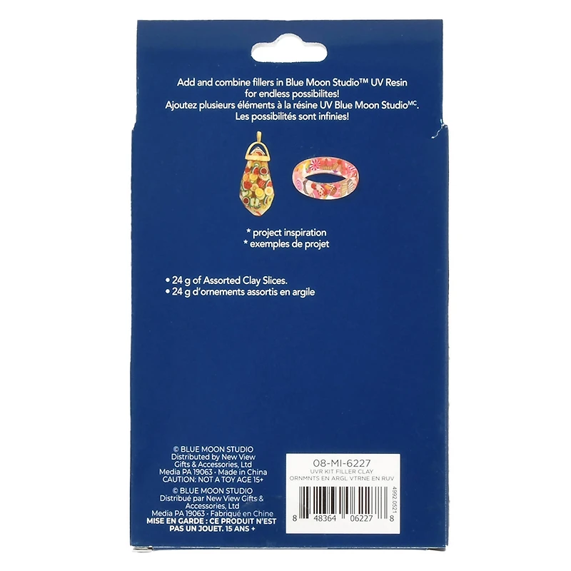 6 Pack: Blue Moon Studio™ UV Resin Craft Clay Filler Kit