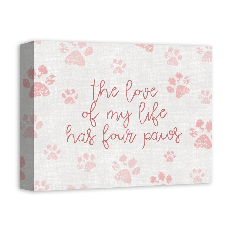 Love Of My Life 11" x 14" Canvas Wall Art