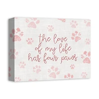 Love Of My Life 11" x 14" Canvas Wall Art