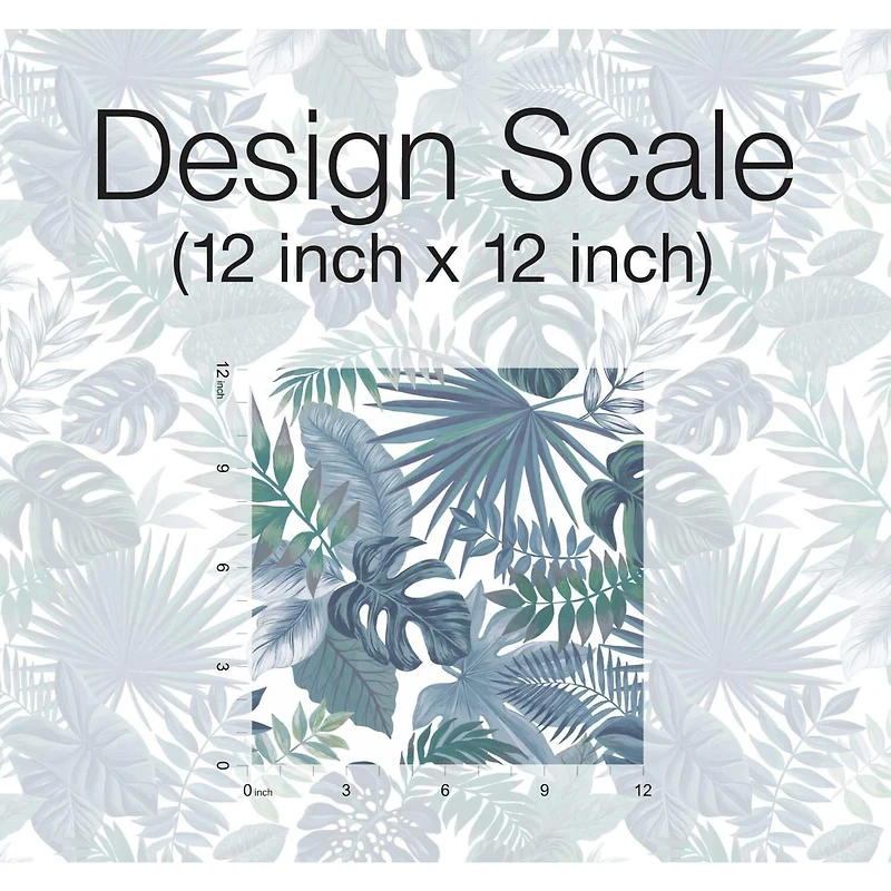 RoomMates Palm Frond Toss Peel & Stick Wallpaper