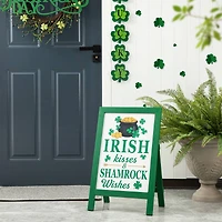 Glitzhome® 24" St. Patrick'sWooden Porch Sign