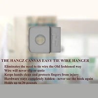 HangZ™ 30lb. Canvas Easy Tie 1 Hole D Ring Kit