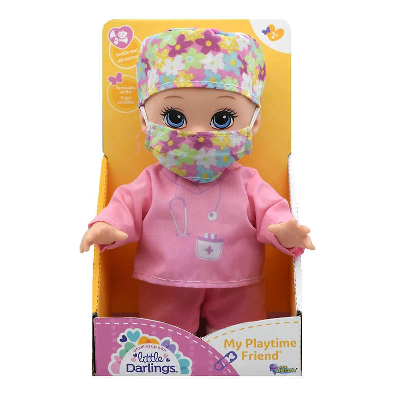 Little Darlings 8" Pink Playtime Doll Friend Hero