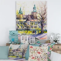 Designart - Castel Through The Trees of The Park