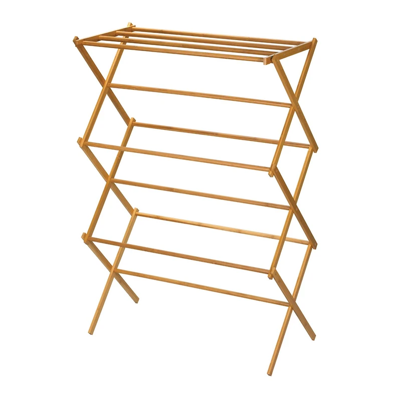 Household Essentials Drying Rack (Bamboo, 29")