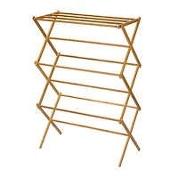 Household Essentials Drying Rack (Bamboo, 29")