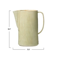 Hello Honey® 8" Celadon Stoneware Pitcher