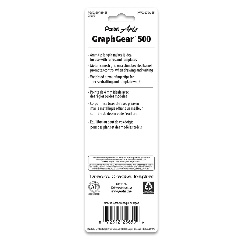 Pentel® GraphGear™ 500 0.3mm Drafting Pencil
