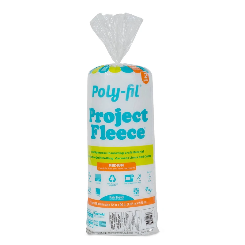Poly-Fil® Project Fleece™ Batting, 72" x 90"