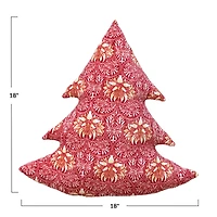 Hello Honey® 18" Red Velvet Christmas Tree Pillow