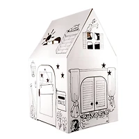 Easy Playhouse Cardboard Clubhouse